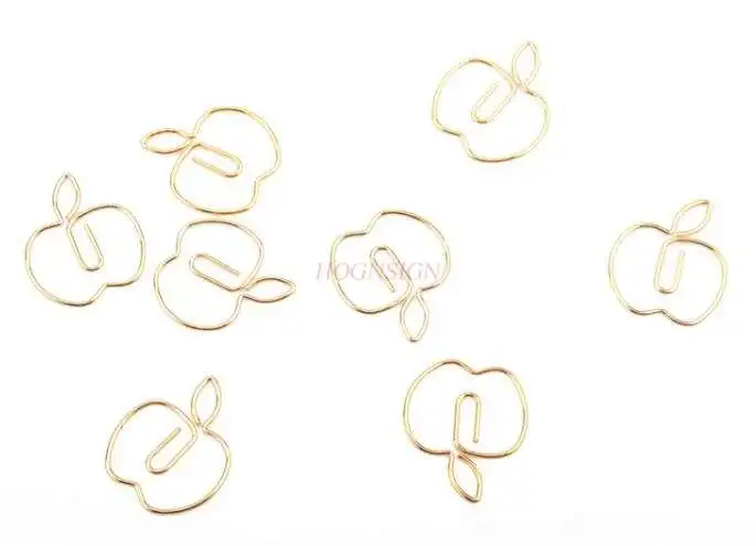 

12pcs Paper Clip Cartoon Shape Pin Shaped Paper Clip Metal