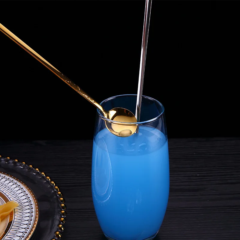 304 Stainless Steel Coffee Spoon Multicolor Round Head Honey Tea Ice Cream Dessert Bar Cocktail Gift Mixing | Дом и сад