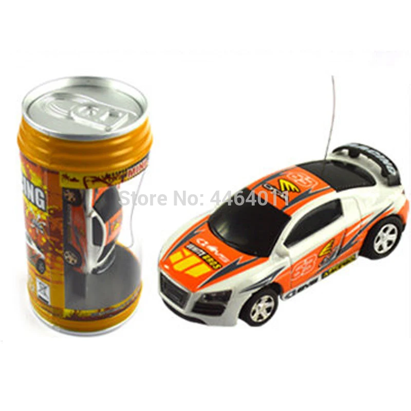Coke Can Мини RC микро гоночный автомобиль 1:58 Радио пульт дистанционного управления