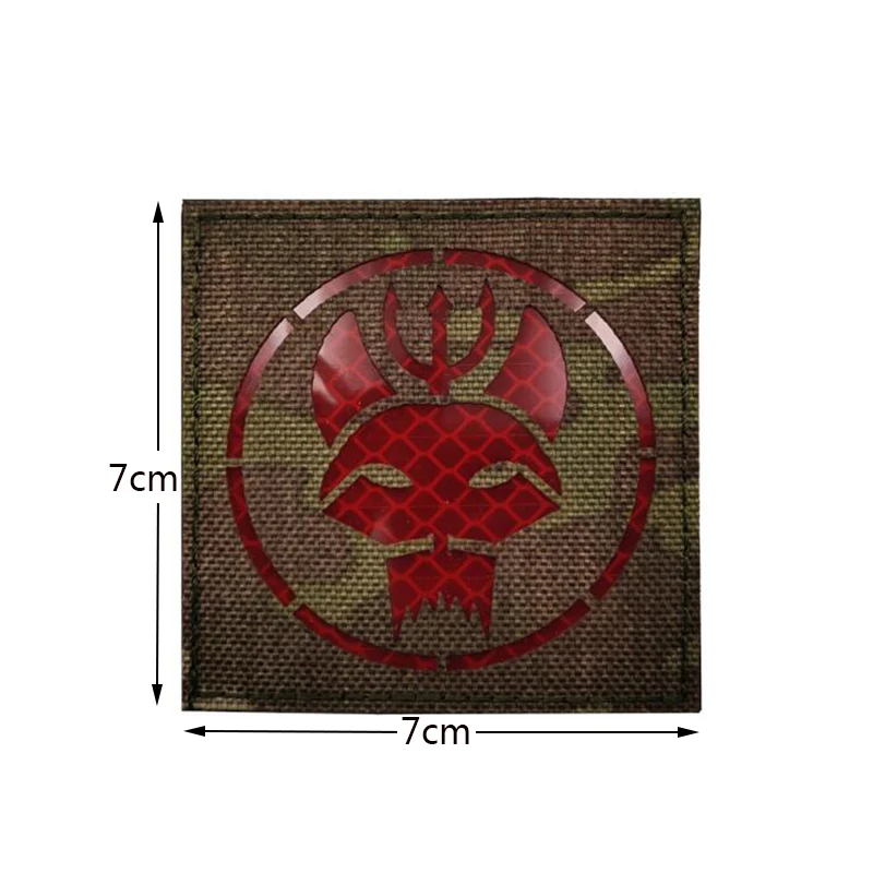 Новый 3Д вышитый Американский треножник с головой кошки ИК значок армейская