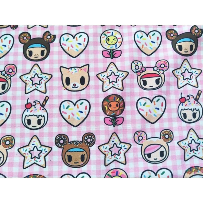 Наволочка для подушки из хлопка с изображением кота Токи-доки 50 х148 см - купить по