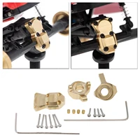 brass steering knuckle set diff cover for axial scx24 90081 rc car parts