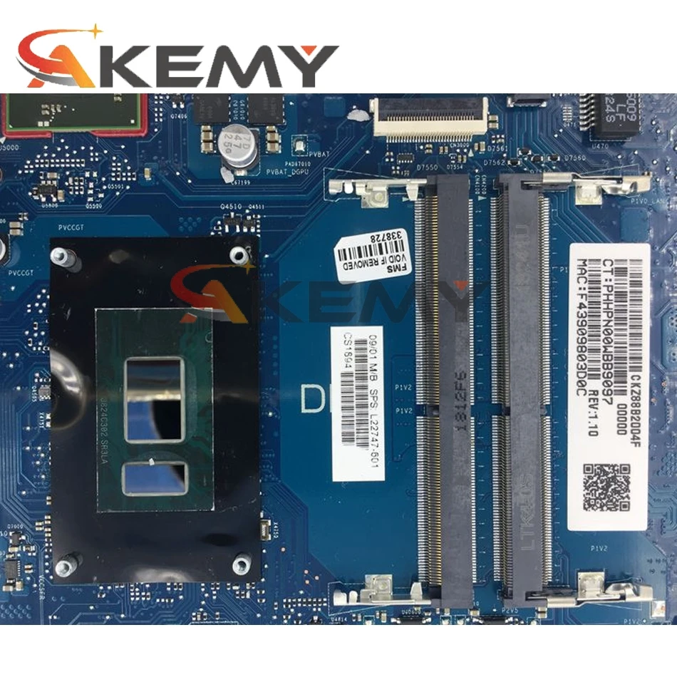 Preise L22746-601 W/ I7-8550U + GPU Mainboard Für HP 17-DURCH 17-BY00053CL 17-by0062cl Laptop Motherboard 6050A2982701 6050A2982801-MB