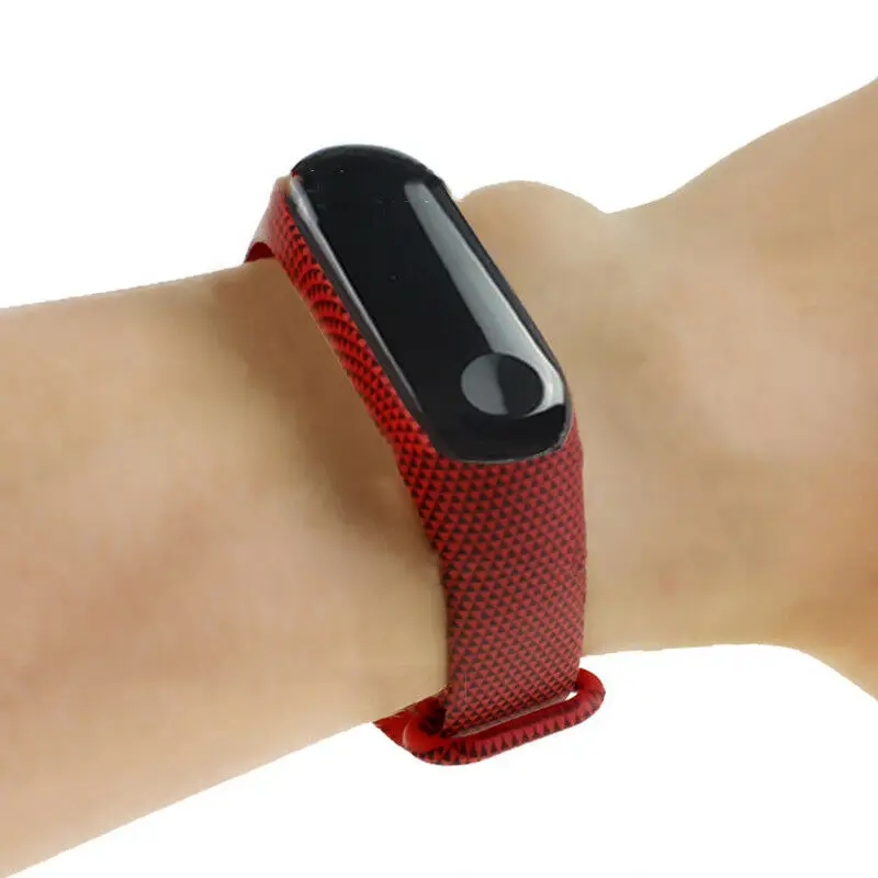 Ремешок сменный силиконовый для Xiaomi Mi Band 4 Универсальный спортивный