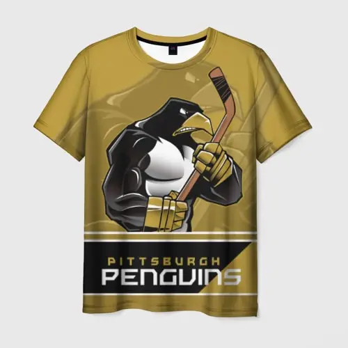 Men's t shirt 3D Pittsburgh Penguins|Мужские футболки| |
