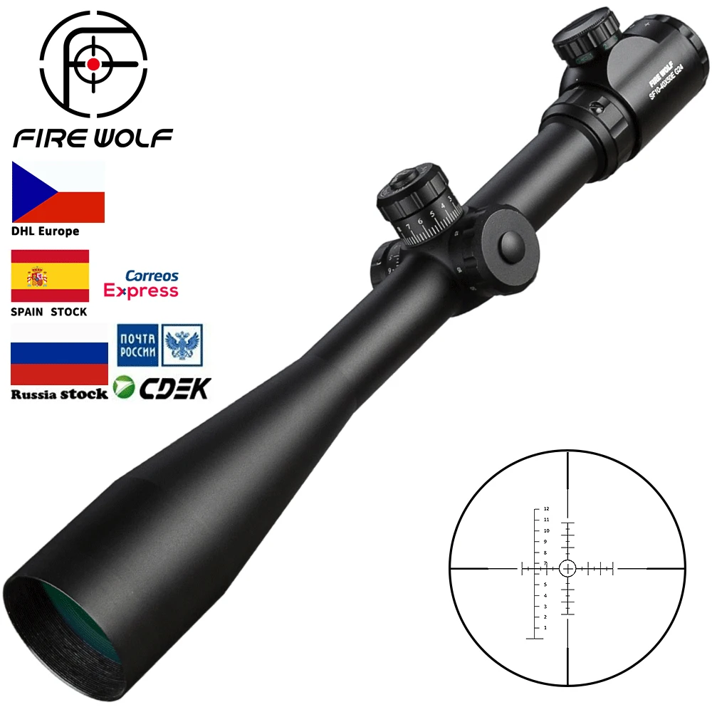 10-40x50 длинный диапазон Riflescope боковое колесо Parallax оптический прицел охотничьи прицелы Снайпер Luneta Para винтовка
