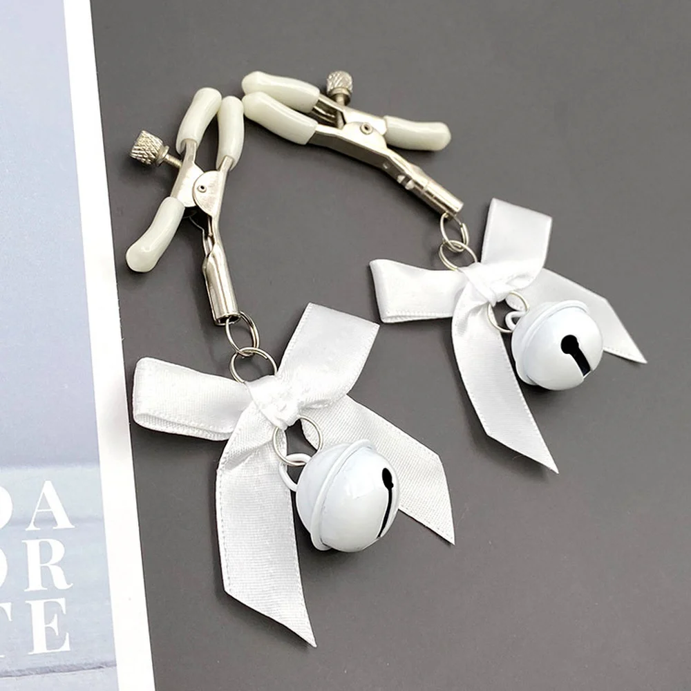 Сексуальный регулируемый зажим для сосков БДСМ маленький колокольчик взрослый