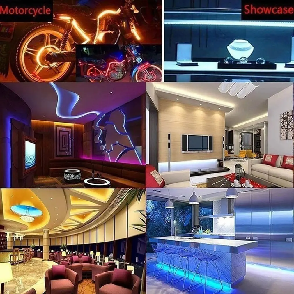 

3528 Rgb Smd 3528 Led Light With Remote Control 300 Colors Led Strip With 44-Key Infrared Remote Control