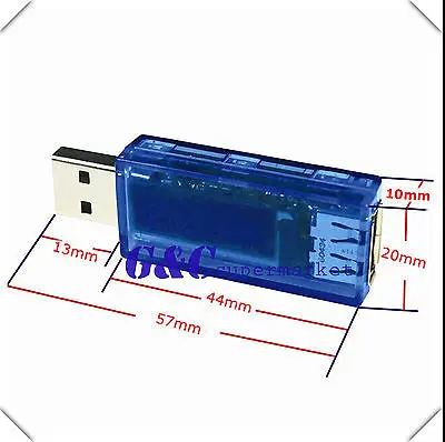 USB ЖК-дисплей измеритель тока и напряжения зарядное устройство тестер емкости