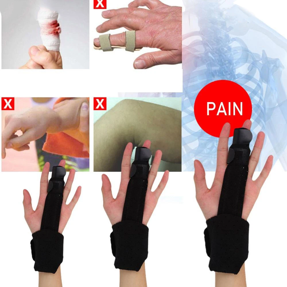 

Adjustable Adult Children Breathable Finger Fixed Brace Wrist Injury Protective Sleeve Knee Joint Finger Pain Cover Fixing Strap