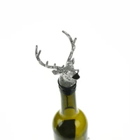 1pc creative deer head red wine pourer aerator bottle accessory stopper wine server gift wine tools bar tools