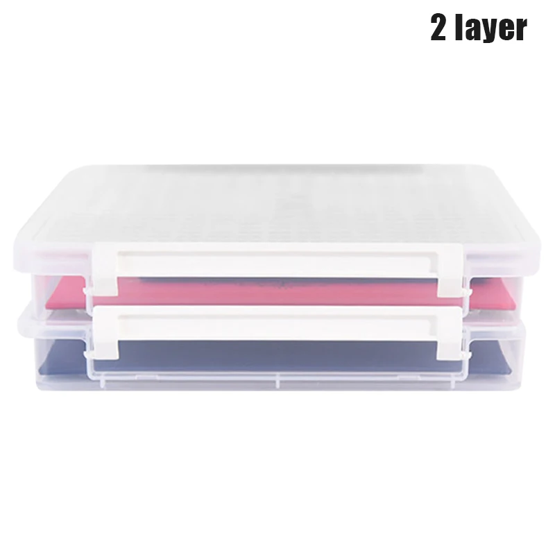 

Transparent File Storage Box Document Paper Storage Container Office Supplies Home Office Storage