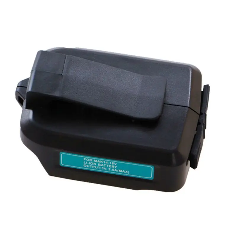 Черный USB зарядное устройство адаптер конвертер для MAKITA ADP05 14-18 в литий-ионный аккумулятор K4UA - Цвет: Черный