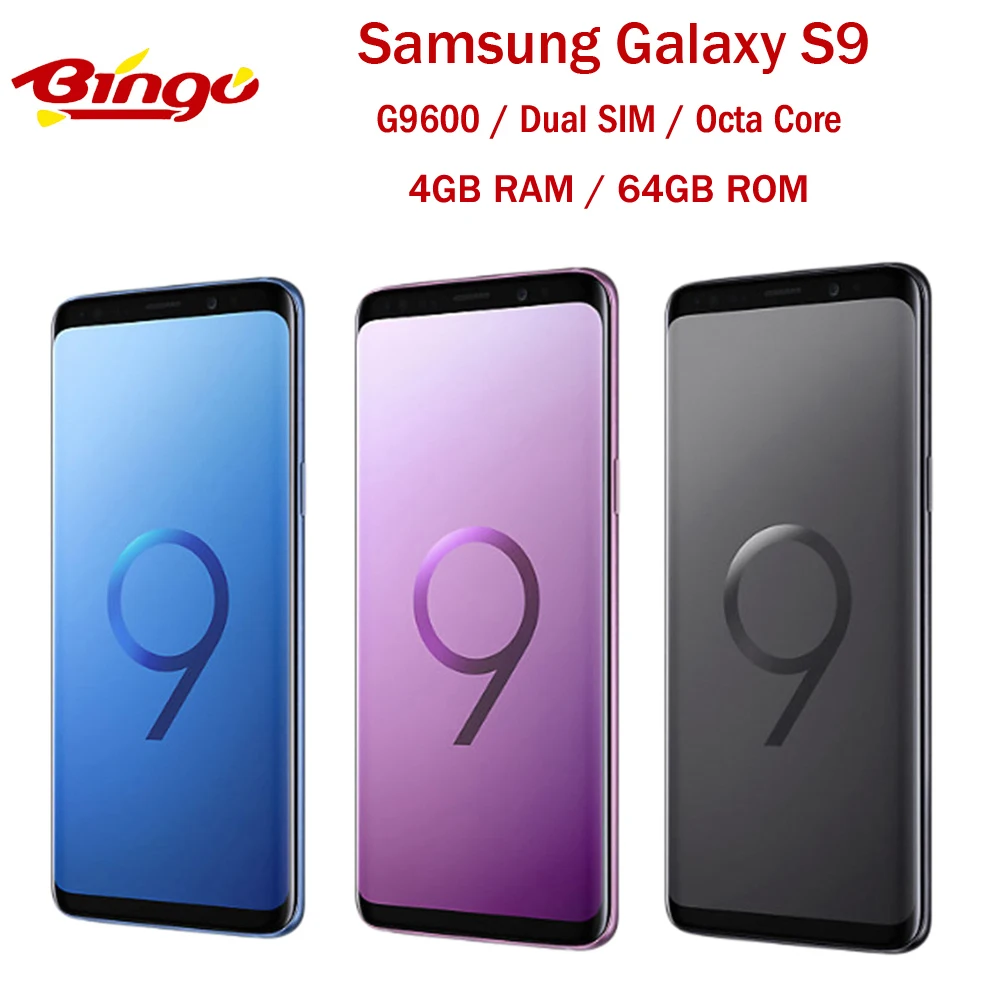 Samsung Galaxy S9 G9600 64 ГБ две Sim карты Восьмиядерный процессор Snapdragon 845 разблокированный