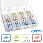 200X высокое качество электрические провода разъемы огнеупорный припой рукав уплотнение термоусадочный стыковой терминал комплект для электроники