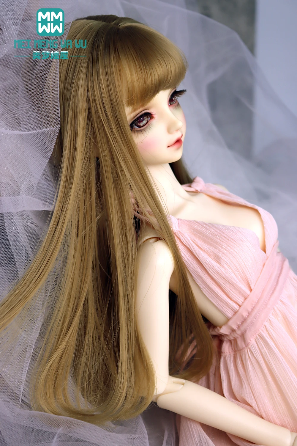 Одежда для кукол BJD модная розовая униформа юбка на подтяжках 58-60 см 1/3 шарнирная