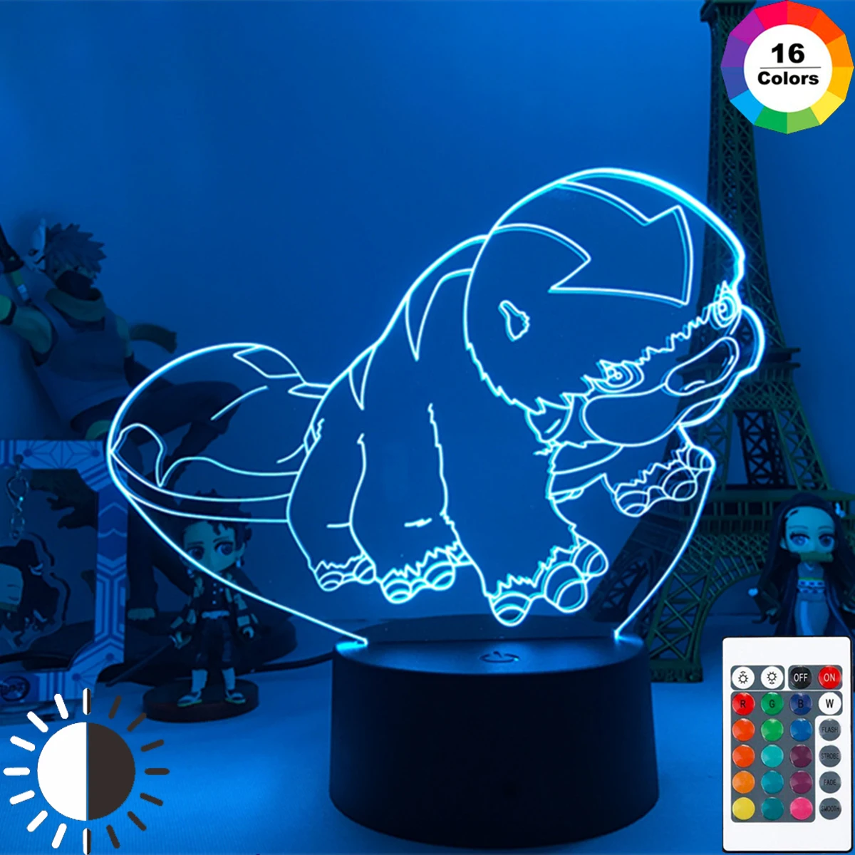 

Avatar The Last Airbender Appa Lamp for Home Decor Birthday Gift Led USB Night Light Avatar Bedroom Decor Light Appa doll model