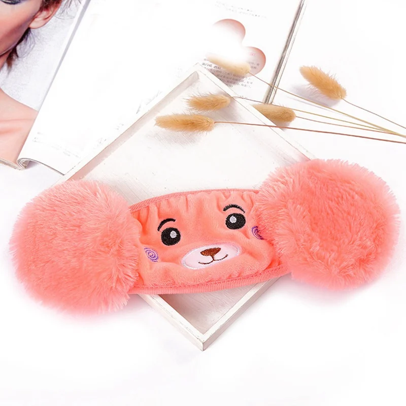 

2020 Winter Plush New Children Cartoon Ear Protectors Cotton Bear Student Warm Earmuffs Warm Mouth Unisex Ear Cover