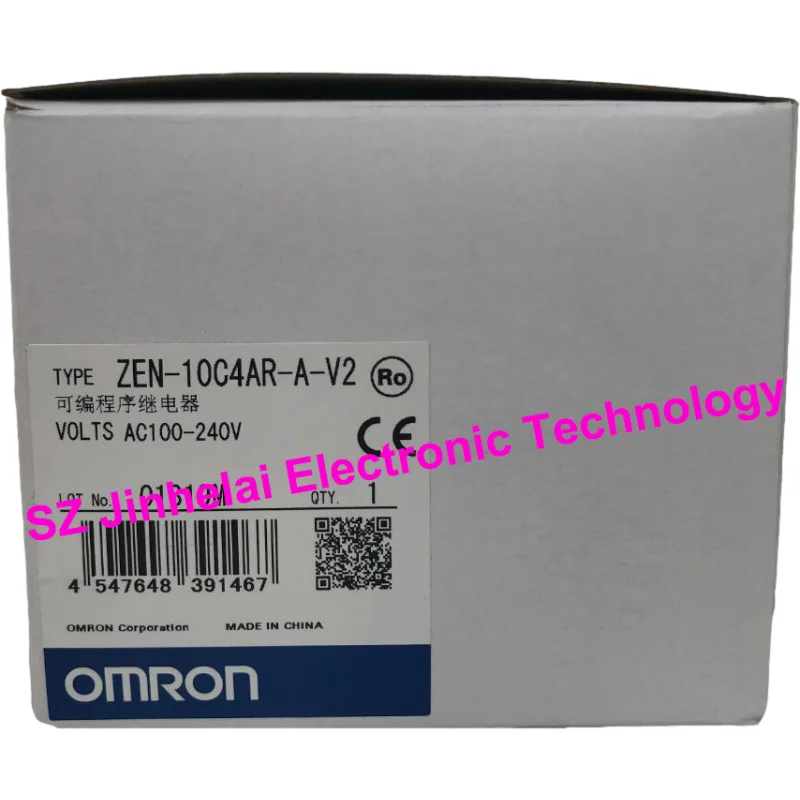 

New and original ZEN-10C4AR-A-V2 OMRON Programmable relay AC100-240V Plc Industrial Controller