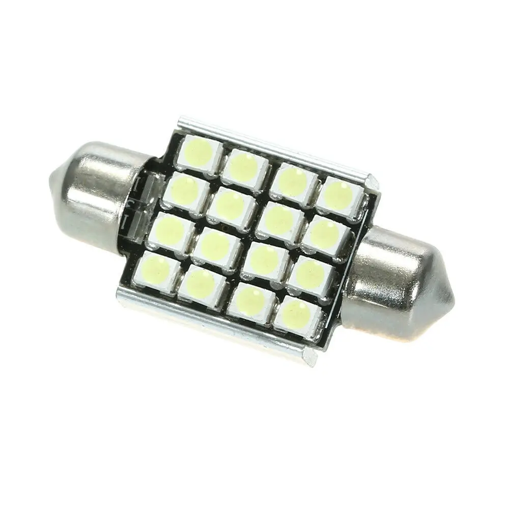 C5W 1210 3528 16 SMD гирлянда 36/39 мм купольная Светодиодная лампа для чтения без ошибок