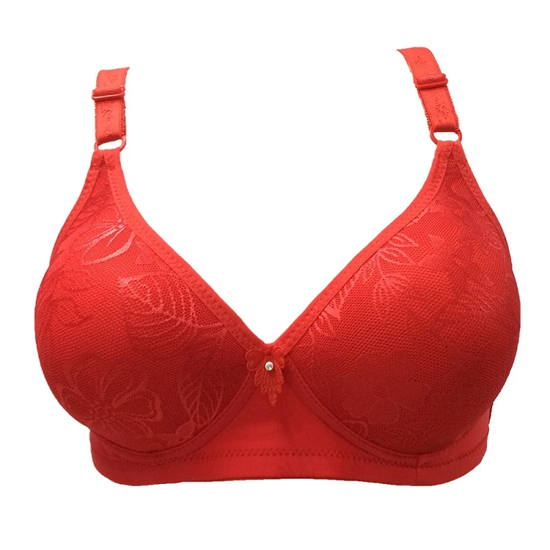 

B C CUP Plus Size Women Wire Free Bra Lace Sexy Bra Woman Push Up Adjustable Brassiere Seamless Underwear Lady Comfortable Bras