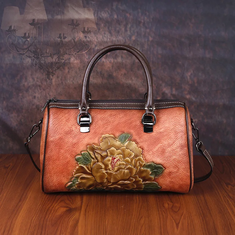 

Spring And Summer New Embossed Pure Color Restoring Ancient Ways His Shoulder Fashion High Quality Luxury Shoulder Bags