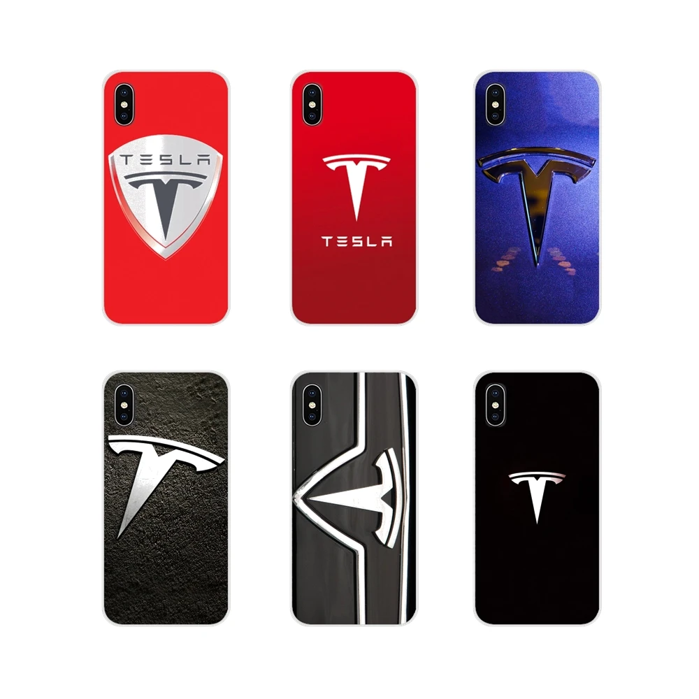 super electric car tesla car logo silicone cases cover for apple iphone x xr xs 11pro max 4s 5s 5c se 6s 7 8 plus ipod touch 5 6 free global shipping