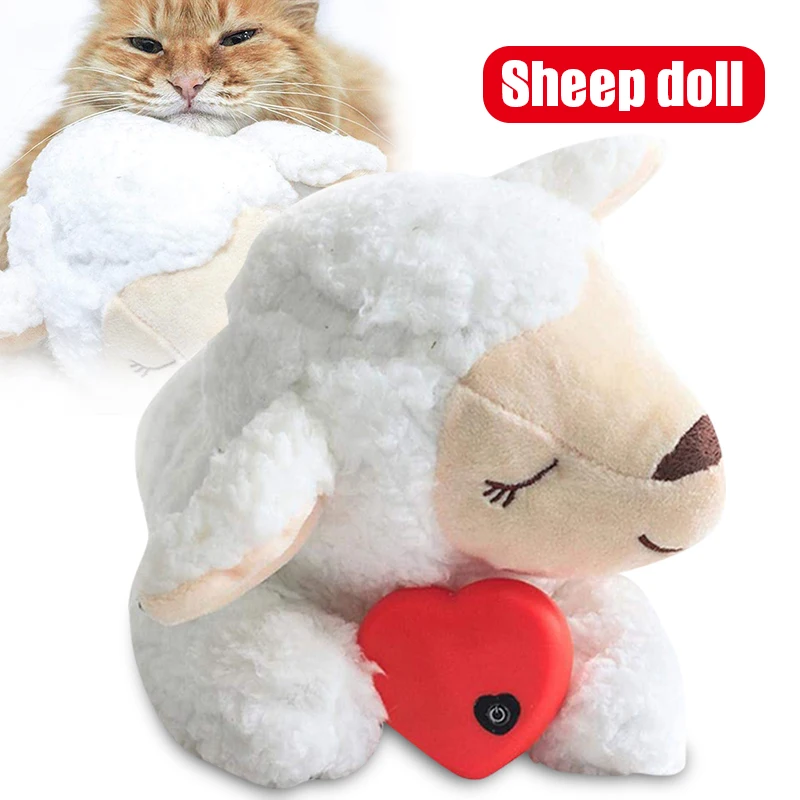 

Sheeps Accompanying Pet Plush Toys Super Cute Plush Toy Rebuild Intimacy And Reduce Pet Anxiety JS23