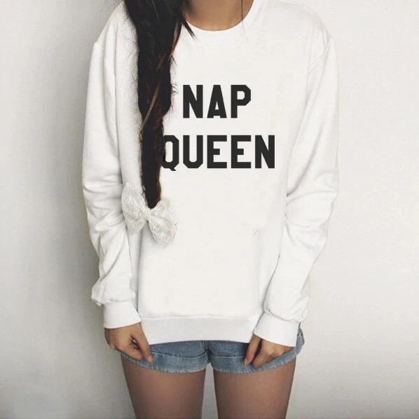 Nap Queen Толстовка Пуловеры Одежда с длинным рукавом Harajuku милые кавайные