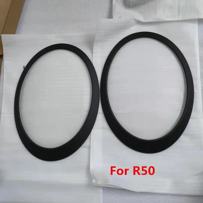 Черный матовый автомобильный молдинг для фары обшивки кольца наклейки Mini Cooper R50