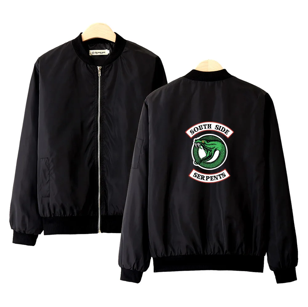 jacket 4 Для женщин змея куртка ривердейл Толстовка Southside ривердейл свитер ривердейл пуховик Бейсбол форменная куртка - Цвет: jacket 4