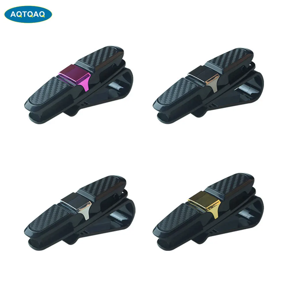 AQTQAQ 1 шт. автомобильный солнцезащитный козырек зажим держатель для