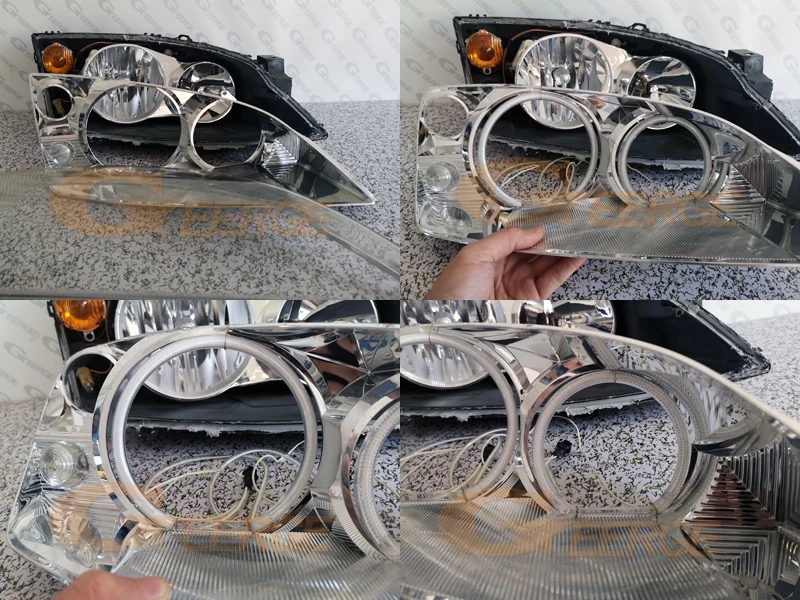 Для Ford Mondeo MK3 2000-2007 салон специальной формы Ультра яркое освещение CCFL ангельские глазки комплект Halo Кольцо