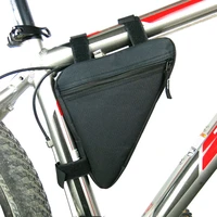 bicycle triangle bag waterproof bicycle storage bag portable cycling pouch large capacity bike pocket cycling equipment