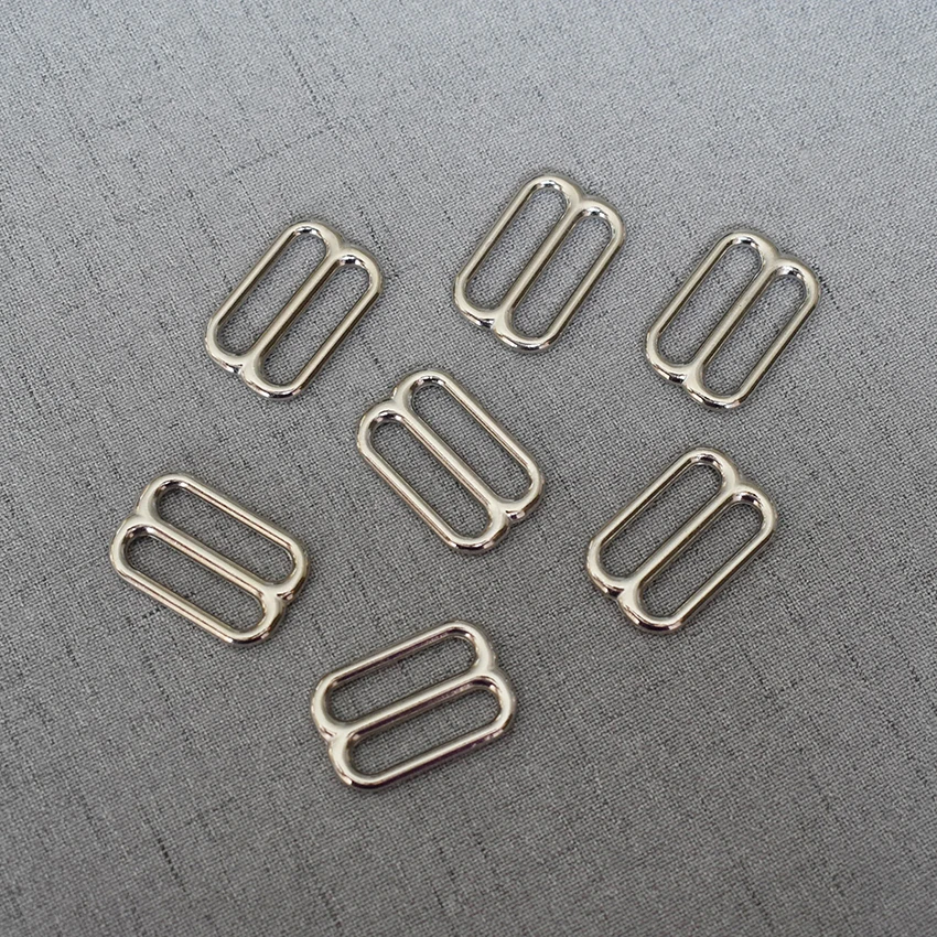 

Silver 25mm Metal Buckle for Bag Backpack Webbing Straps Slider Tri Glide Adjust Clasps DIY Leather Crafts Accessories 25BXK-Y