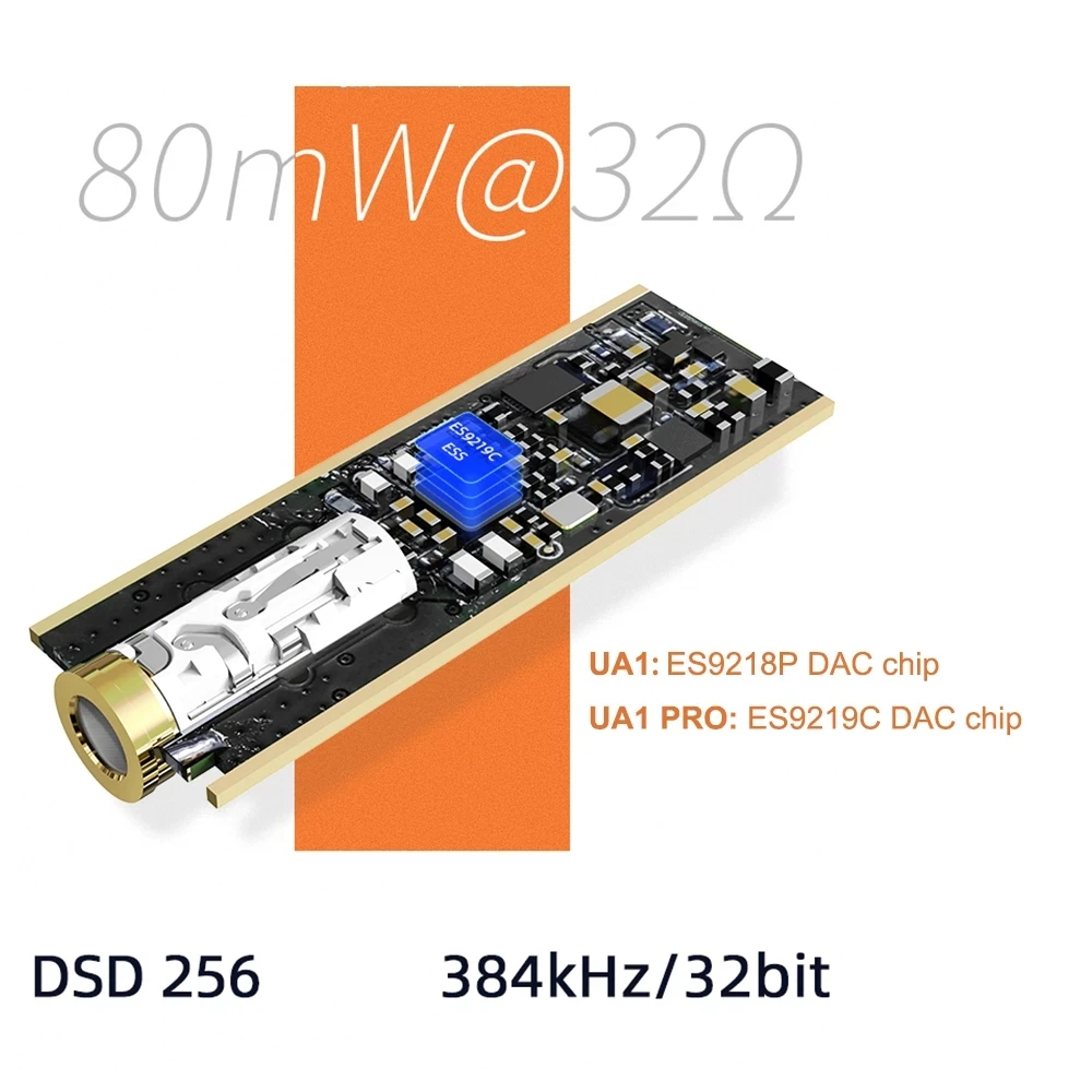 Усилитель ЦАП SHANLING UA1 PRO ES9219C DSD256 32 бит/384 кГц | Электроника
