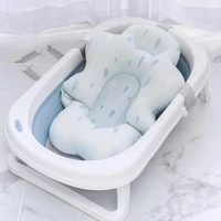 baby shower bath tub pad non slip bathtub seat support mat newborn safety security foldable bath support cushion 7 style