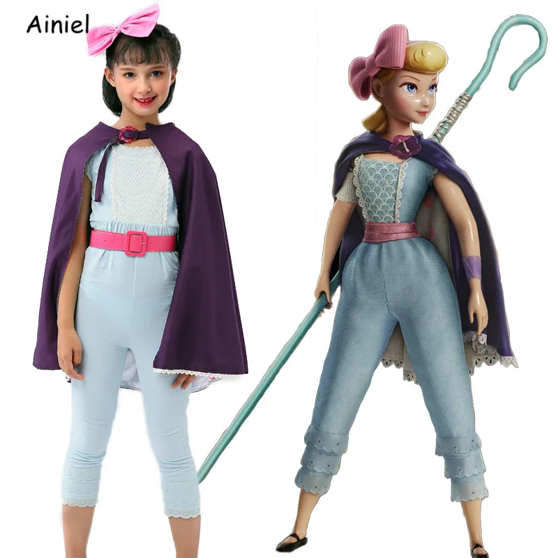 Комбинезон с поясом Little Bo Peep 4 костюм для косплея детская униформа девочек