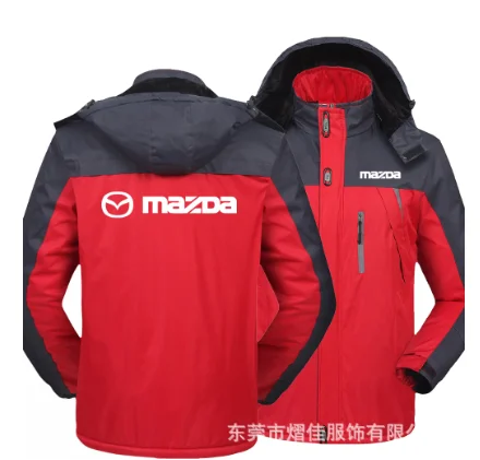 

Jaqueta Masculina Men's For Mazda Thick Outwear Overcoat Jacket Winter Waterproof Mountaineering Windproof Hoodies Parka Coat