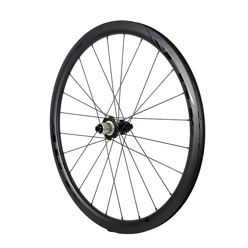 Verkaufen ELITEWHEELS 700c Carbon Laufradsatz Straße Disc Bremse 40mm Tiefe Rim Kompatibel Tubeless RATSCHE SYSTEM 36T Hub Für Racing Bike Rad