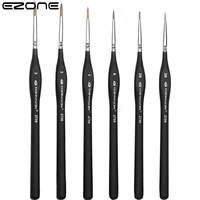ezone 1pc paint brush fine hook line pen different size nail art line drawing pen oil watercolor painting school office supply