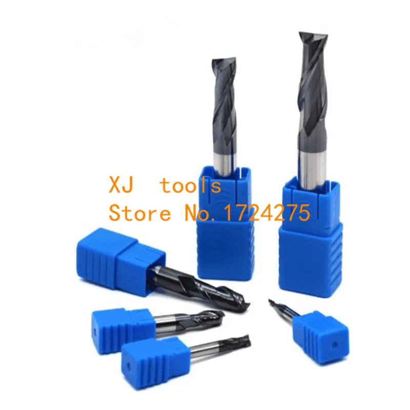 Фрезы твердосплавные фрезерные с ЧПУ для вольфрамовой стали 1 мм/2 мм/3 мм/4 мм/5 мм/6