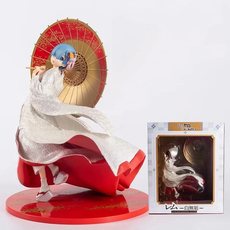 29 см F:NEX Re: жизнь в другом мире от нуля Ram/Rem Shiromuku Ver. Коллекционная экшн фигурка из