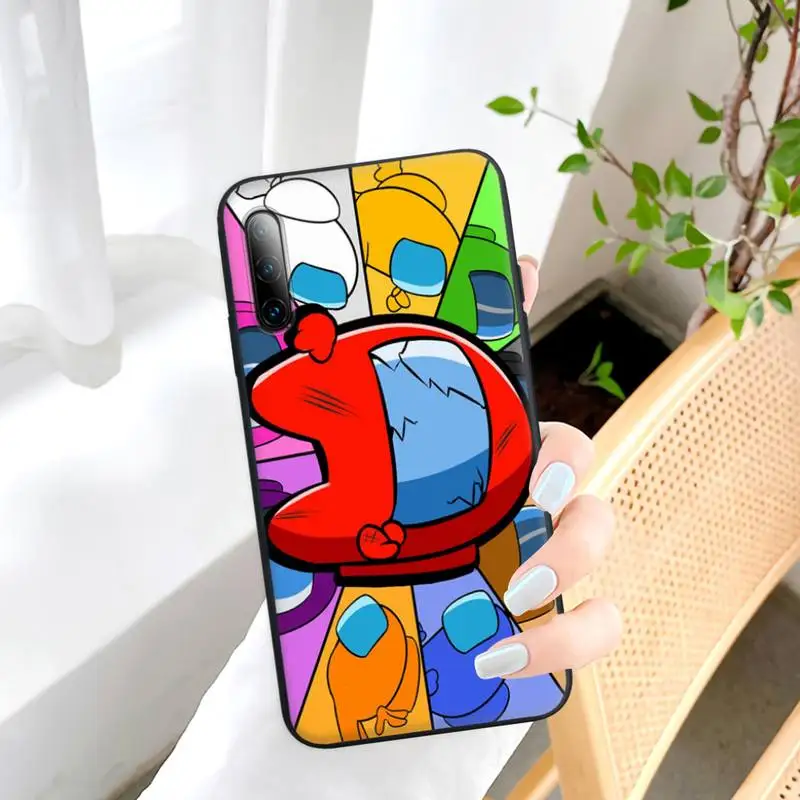 

New Product Among Us Game Black Rubber Mobile Phone Cover Case For Samsung Galaxy S9 S10 S20 S21 S30 Plus Ultra S10e S7 S8