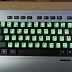 Универсальные светящиеся наклейки на клавиатуру для ноутбука, Арабская, русская, английская, итальянская, немецкая, испанская, японская, французская, Корейская