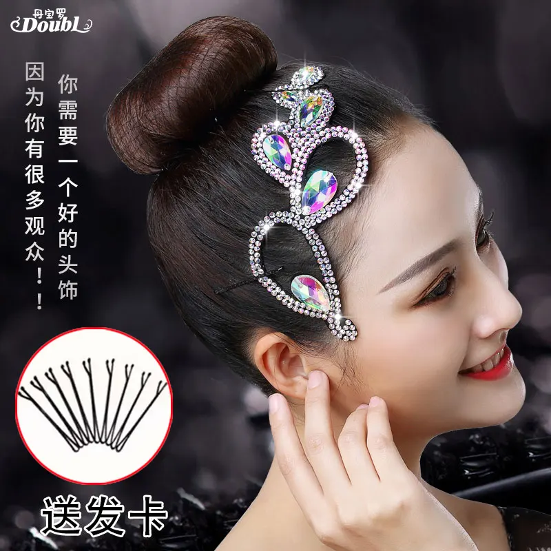 Новый женский головной убор для современных танцев Национальный латинских с