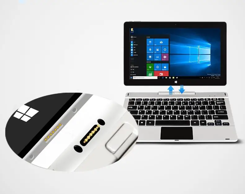 Магнитный док интерфейс для клавиатуры QWERTY Layout поставляется с сенсорной