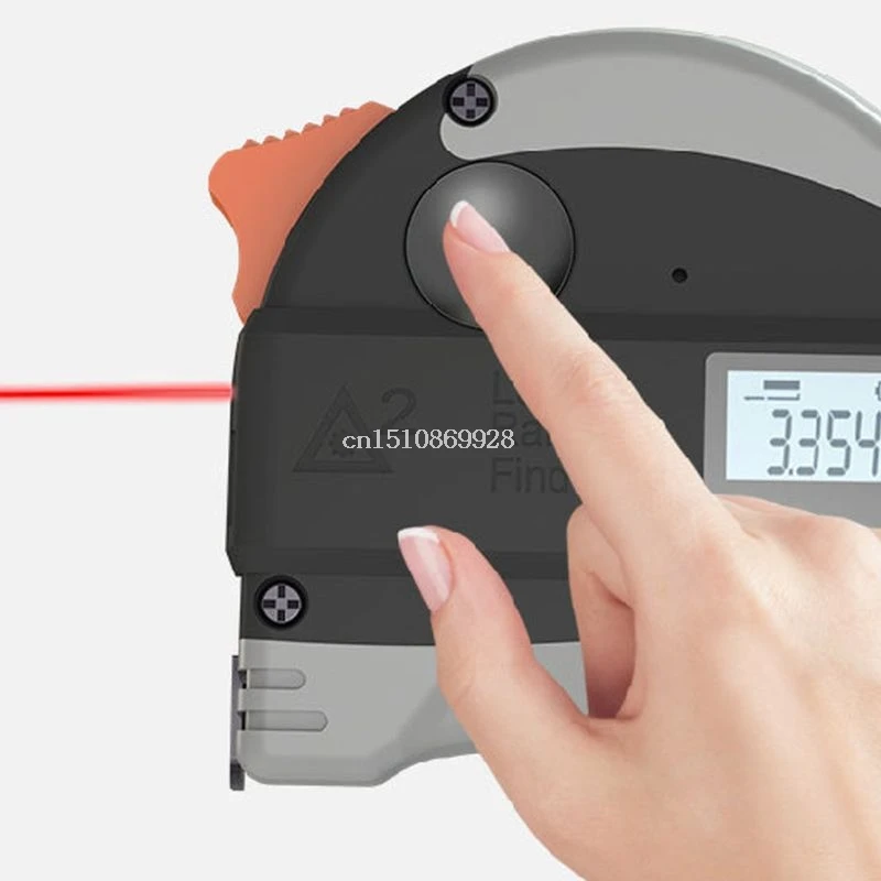 

30/40M Laser Rangefinder 5M Steel Measuring Tape High Precision Range Finder