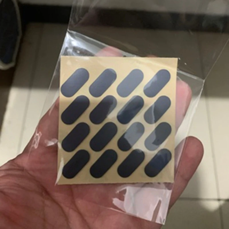 4 комплекта в партии Мышь коньки Замена скольжения колодки Черный онлайн игры