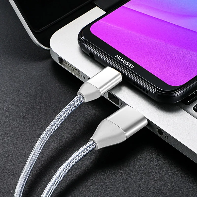 ARTAK usb кабель type c кабель usb c usb type c провод для быстрой зарядки для зарядки телефона для xiaomi 9 A2 note 7 k20 s9 plus 5A 6 - Цвет: silver